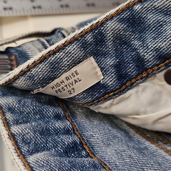 PacSun, Women's, Blue, Denim, Shorts, Summer, Casual, Beach, Travel, Preppy - Picture 4 of 4